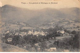 THEYS - Vue Générale Et Montagne Du Merdaret - Très Bon état - Theys