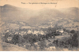 THEYS - Vue Générale Et Montagne Du Merdaret - Très Bon état - Theys