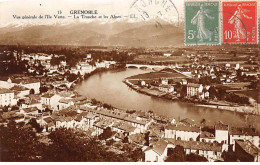 GRENOBLE - Vue Générale De L'Ile Verte - La Tronche Et Les Alpes - Très Bon état - Grenoble