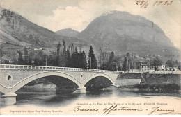 GRENOBLE - Le Pont De L'Ile Verte Et Le Saint Eynard - Très Bon état - Grenoble