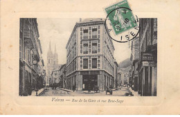 VOIRON - Rue De La Gare Et Rue Rose Sage - Très Bon état - Voiron