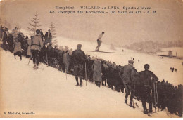 VILLARD DE LANS - Sports D'hiver - Le Tremplin Des Cochettes - Un Saut En Ski - Très Bon état - Villard-de-Lans