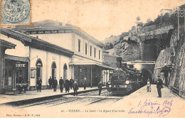 VIENNE - La Gare - Le Départ D'un Train - Très Bon état - Vienne