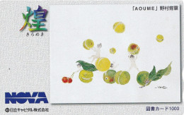 Japan Prepaid  Libary Card 1000 - Art Illustration - Japan