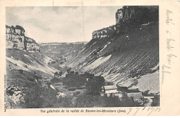 Vue Générale De La Vallée De BAUME LES MESSIEURS - Très Bon état - Baume-les-Messieurs