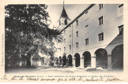 LONS LE SAUNIER - Cour Intérieure Du Grand Séminaire Et Clocher Des Cordeliers - Très Bon état - Lons Le Saunier