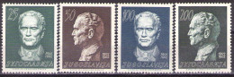 Yugoslavia 1962 - Marshal Josip Broz Tito - Mi 1003-1006 - MNH**VF - Unused Stamps