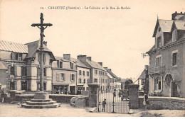 CARANTEC - Le Calvaire Et La Rue De Morlaix - Trés Bon état - Carantec