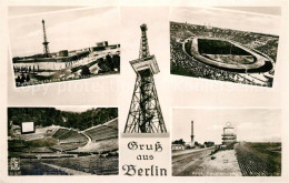 73332544 Berlin Ausstellungshallen Am Funkturm Olympiastadion Freilichtbuehne Av - Other & Unclassified