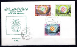 LIBYA 1.7.1983; Année Mondiale De La Communication; Mi-N° 1172 - 4; FDC - Libye