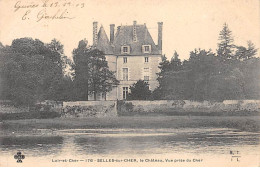 SELLES SUR CHER - Le Château, Vue Prise Du Cher - Très Bon état - Selles Sur Cher