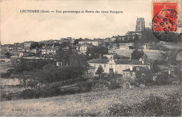 LECTOURE - Vue Panoramique Et Restes Des Vieux Remparts - Très Bon état - Lectoure