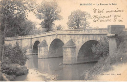 MIRANDE - Le Pont Sur La Baise - Très Bon état - Mirande