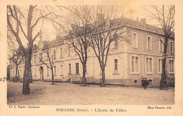 MIRANDE - L'Ecole De Filles - Très Bon état - Mirande