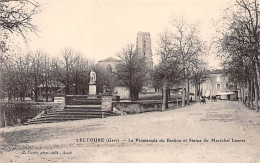 LECTOURE - La Promenade Du Bastion Et Statue Du Maréchal Lannes - Très Bon état - Lectoure