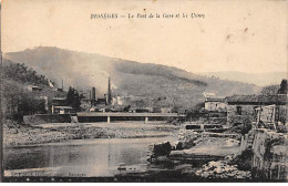 BESSEGES - Le Pont De La Gare Et Les Usines - Très Bon état - Bessèges