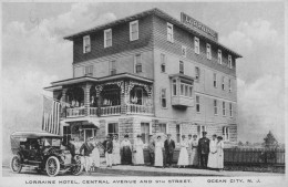 Lorraine Hotel, Central Avenue And 9th Street - OCEAN CITY - Sonstige & Ohne Zuordnung