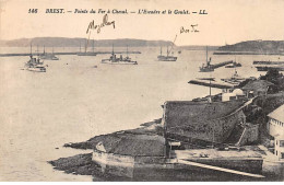 BREST - Pointe Du Fer à Cheval - L'escadre Et Le Goulet - Très Bon état - Brest