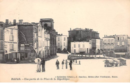 BAZAS - Une Partie De La Place De La République - Très Bon état - Bazas