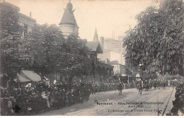 BORDEAUX - Fêtes Fédérales Et Présidentielles - Avril 1905 - Le Cortège Sur Le Cours Victor Hugo - Très Bon état - Bordeaux