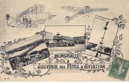 BORDEAUX - Souvenir Des Fêtes D'Aviation - Très Bon état - Bordeaux