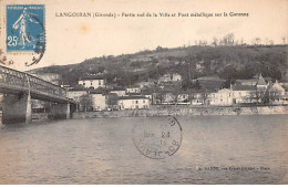 LANGOIRAN - Partie Sud De La Ville Et Pont Métallique Sur La Garonne - Très Bon état - Sonstige & Ohne Zuordnung