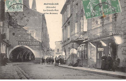 MONSEGUR - La Grande Rue Et Les Arceaux - Très Bon état - Sonstige & Ohne Zuordnung