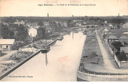 RENNES - Le Quai De La Prévalaye Et Le Quai Saint Cyr - Très Bon état - Rennes