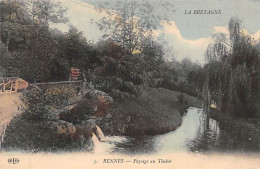 RENNES - Paysage Au Thabor - Très Bon état - Rennes