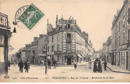 FOUGERES - Rue Du Tribunal - Boulevard De La Gare - Très Bon état - Fougeres