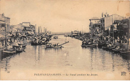 PALAVAS LES FLOTS - Le Canal Pendant Les Joutes - Très Bon état - Palavas Les Flots