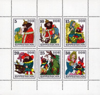 GDR - 1976 - Fairy Tales - Rumpelstiltskin - Mint Stamp SHEETLET - Neufs