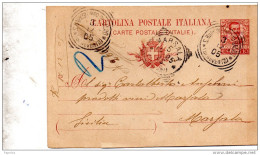 1905  CARTOLINA CON ANNULLO  S. BARTOLOMEO IN GALDO BENEVENTO - Interi Postali