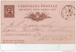 1888  CARTOLINA CON ANNULLO CHIETI - Ganzsachen