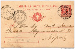 1908  CARTOLINA CON ANNULLO  GUARDIA SANFRAMONDI BENEVENTO - Ganzsachen