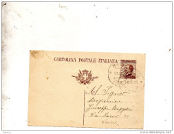 1925  CARTOLINA CON ANNULLO  MARZIO VARESE - Stamped Stationery