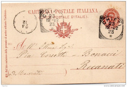 1902  CARTOLINA CON ANNULLO CHIETI - Ganzsachen