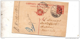 1913  CARTOLINA CON ANNULLO  LAGO COSENZA - Stamped Stationery