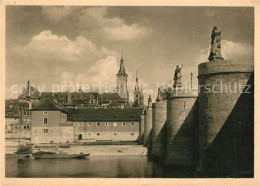 73332362 Wuerzburg Mainbruecke Mit Blick Aufs Rathaus Wuerzburg - Würzburg