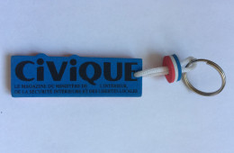 Porte Clef Civique ; Magazine Du Ministère De L'Intérieur - Sleutelhangers