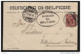 1915    CARTOLINA CON ANNULLO BELFIORE VERONA - Storia Postale