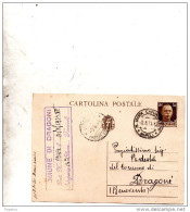 1934    CARTOLINA CON ANNULLO S. M.CAPUAVETERE NAPOLI - Ganzsachen