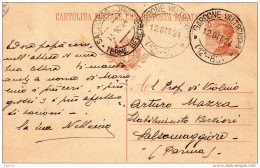 1924  CARTOLINA CON ANNULLO GARDONE  VALTROMPIA BRESCIA - Postwaardestukken