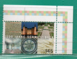 78 Alemania Federal 2016 YT  3010 Ss Mint  Esquina De Hoja- TT: 1250Jahre Schwetzingen-Yvert E 4.30 - Nuevos