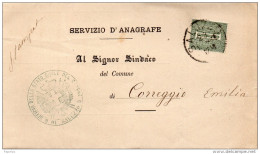 1882  LETTERA CON ANNULLO SALUZZO CUNEO - Marcophilia