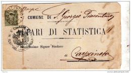 1889  LETTERA CON ANNULLO S. GIORGIO PIACENTINO PIACENZA - Storia Postale