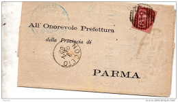 1882  LETTERA CON ANNULLO NOCETO  PARMA - Marcofilie