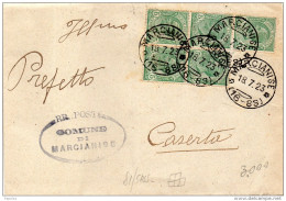 1923  LETTERA CON ANNULLO MARCIANISE CASERTA - Poststempel