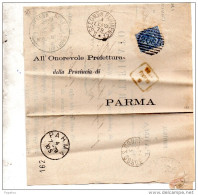 1879   LETTERA CON ANNULLO  San Secondo Parmense PARMA - Marcophilia