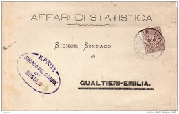 1912 LETTERA  CON ANNULLO DOSOLO MANTOVA - Marcofilía